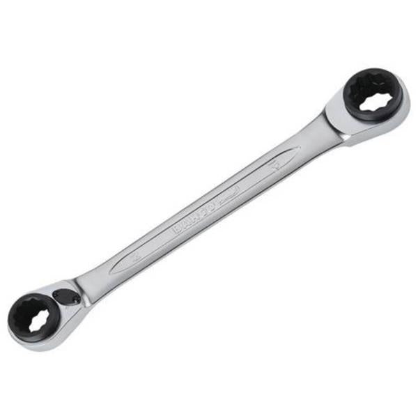 Bahco Bahco 16-19 mm Ratcheting Ring Wrench with Chrome Finish 230 mm BAH-S4RM-16-19