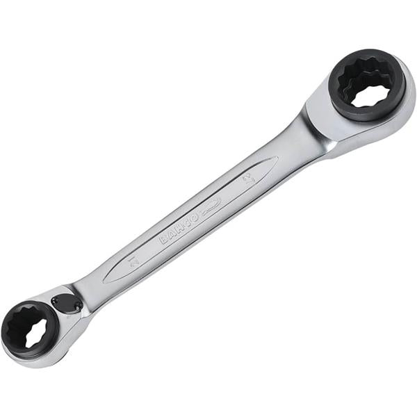 Bahco Bahco 21-27 mm Ratcheting Ring Wrench with Chrome Finish 275 mm BAH-S4RM-21-27