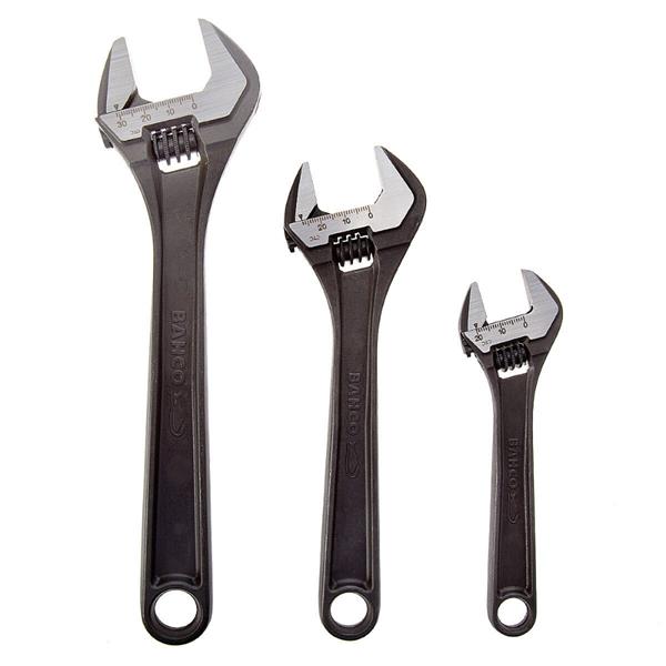 Bahco Bahco 3 Piece Adjustable Wrench Set (8070/8071/8072) BAH-Adjust3
