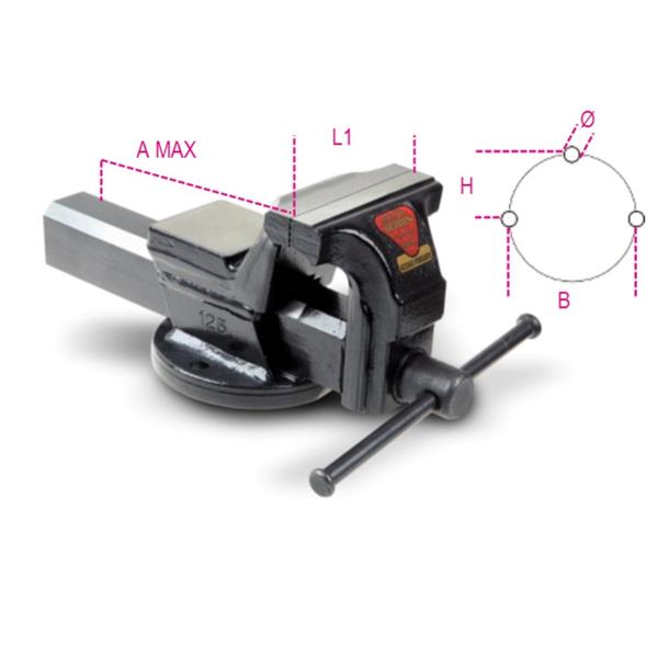 Beta Beta 1599F 150 Parallel Bench Vice Steel-Forged 21kg 150mm BET-015990150