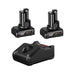 Bosch Bosch 12BLUE60 12v 2 x GBA 6Ah Li-Ion + GAL12V-40 Charger Starter Set A01-2