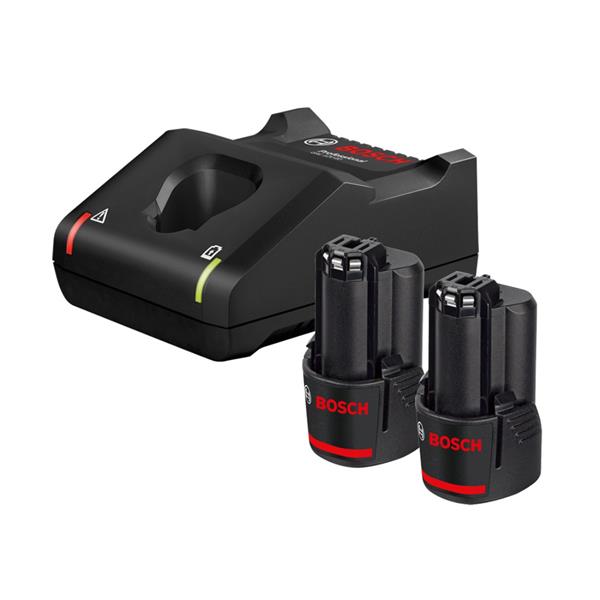 Bosch Bosch GBA 12V 2x2Ah CoolPack + GAL12V-40 Li-Ion Charger Starter Set A019-3