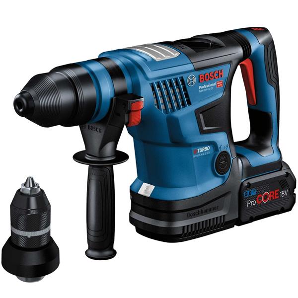 Bosch Bosch GBH 18V-34 CF 18V BITURBO Brushless 3 Mode SDS-Plus Drill (2x8Ah ProCORE) BOS-0611914072