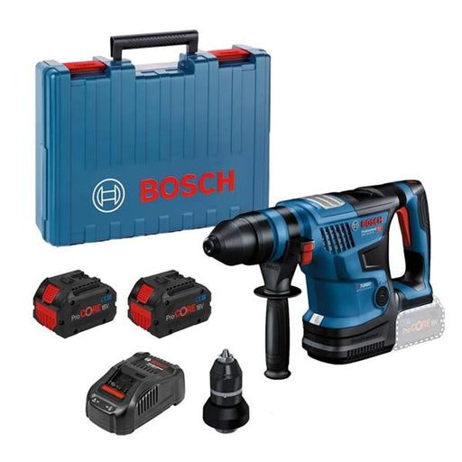 Bosch Bosch GBH 18V-34 CF 18V BITURBO Brushless 3 Mode SDS-Plus Drill (2x8Ah ProCORE) BOS-0611914072