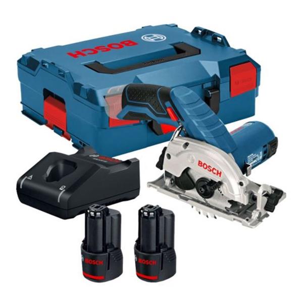 Bosch Bosch GKS 12V-26 12v Professional Circular Saw in L-Boxx (2x2.0Ah) A1070