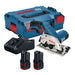 Bosch Bosch GKS 12V-26 12v Professional Circular Saw in L-Boxx (2x2.0Ah) A1070