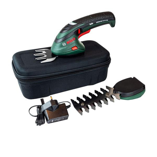 Bosch Bosch Green ISIO 3.6V Shrub & Grass Cordless Shear Set In Carry Case BOS-0600833173