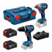 Bosch Bosch GSB 18V-65 & GDX 18V-285 18v Brushless Twin Kit (2x4Ah) A5008