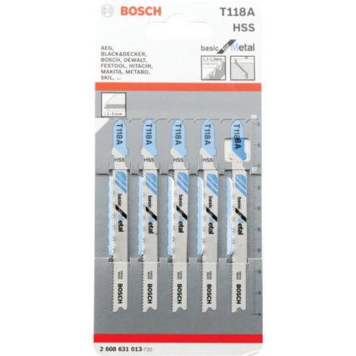 Bosch Bosch Jig Saw Blade Set RB - 5ER T 118 A 2608631013