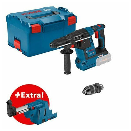 Bosch Bosch Professional Cordless Hammer Drill SDS+ w/ 18V Dust Extract (0.611.910.00K) (Bare Unit) BOS-061191000K