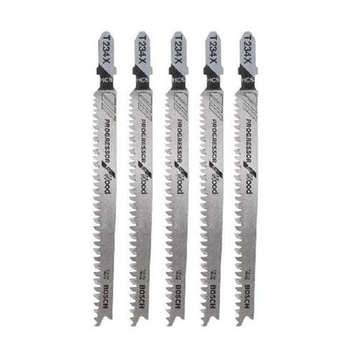Bosch Bosch T234X Jigsaw Blades - Progressor for Wood (5 Piece) BOS-2608633528
