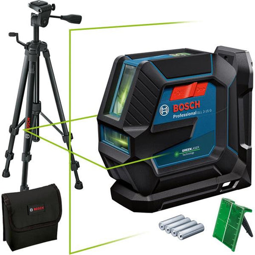 Bosch Bosch GCL 2-50 G + RM 10 + BT 150 Tripod, Professional Green Beam Combi Laser M01
