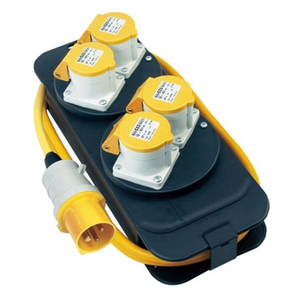 Brennenstuhl 110V 16A Energy Station, 4x CEE Sockets