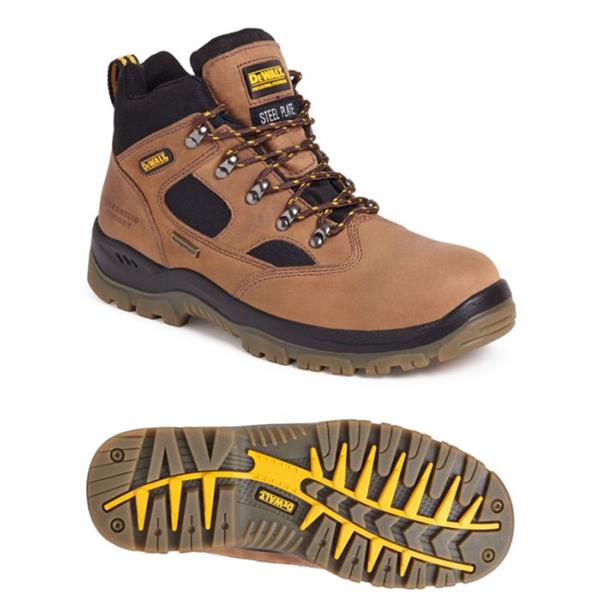 Dewalt Challenger Waterproof Safety Work Boots - Brown