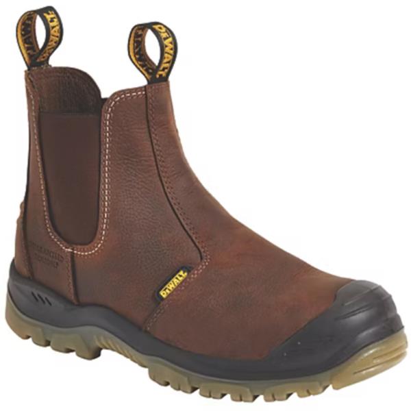 Dewalt Nitrogen Water-Resistant Steel Toe Cap Safety Dealer Boots - Brown