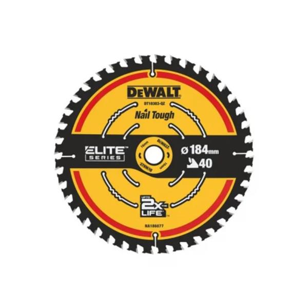 Dewalt DT10303 184mm 40T Extreme Corded Circular Saw Blade DT10303QZ