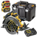 Dewalt DCS578T2 54V FlexVolt High Power Circular Saw 190mm (2x6Ah) DCS578T2