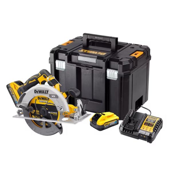 Dewalt DeWalt 18V XR Brushless 190mm Circular Saw - 2 X POWERSTACK 5AH DCS573H2T-GB DCS573H2T