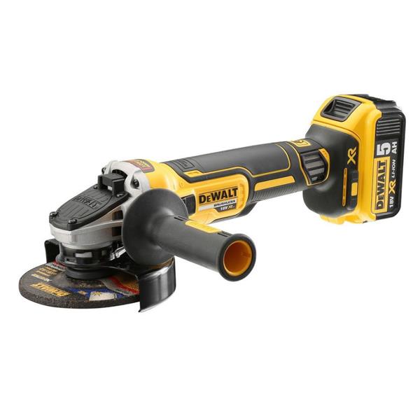 Dewalt DCG405P2T 18v XR 125mm Brushless Angle Grinder in T Stack (2 x 5Ah) DCG405P2T