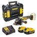 Dewalt DCG405P2T 18v XR 125mm Brushless Angle Grinder in T Stack (2 x 5Ah) DCG405P2T