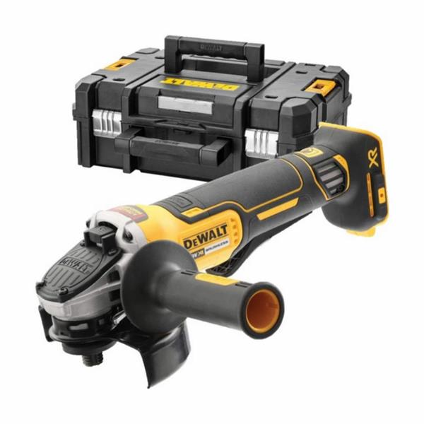 Dewalt DCG406NT-XJ 18V Brushless 125mm Angle Grinder in T-STAK Case (Bare Unit) - No Lock on Switch DCG406NT-XJ