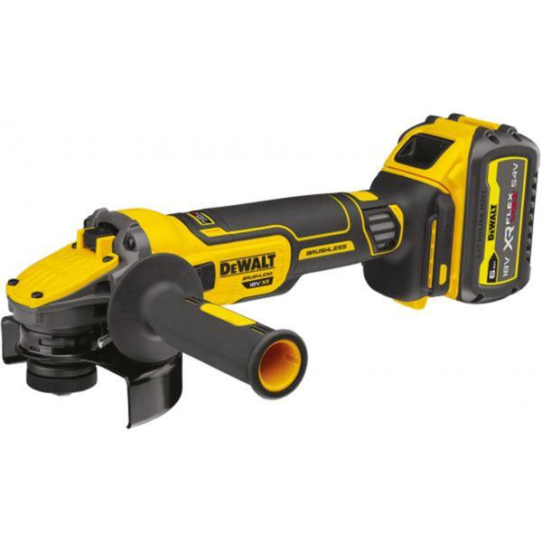 Dewalt DCG409T1 18V XR 125mm Angle Grinder With FLEXVOLT Advantage (1x6Ah) DCG409T1