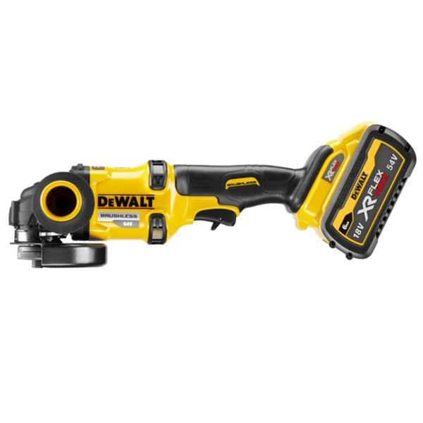 Dewalt DCG418T2 54V XR FlexVolt 125mm Brushless Grinder Kit (2x6Ah) DCG418T2