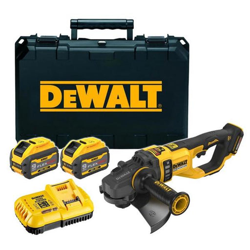 Dewalt DCG460X2 54V XR Brushless FLEXVOLT 230mm Angle Grinder (2x9Ah) DCG460X2