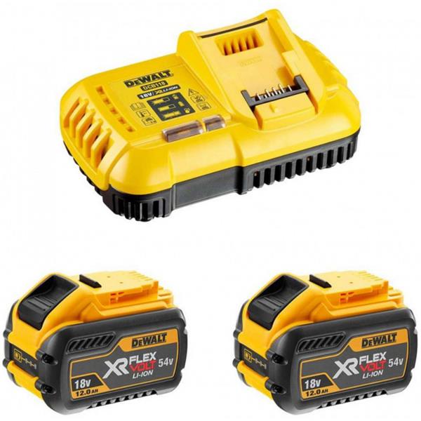 Dewalt DCG460Y2 54V XR Brushless FLEXVOLT 230mm Angle Grinder (2x12Ah) DCG460Y2