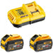 Dewalt DCG460Y2 54V XR Brushless FLEXVOLT 230mm Angle Grinder (2x12Ah) DCG460Y2