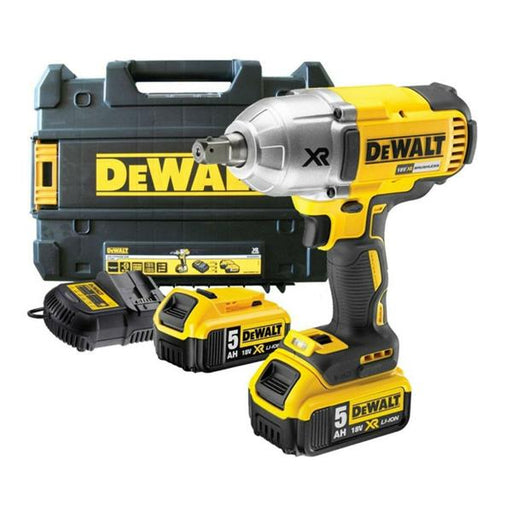 Dewalt CF899P2 18V Brushless High 1/2" Torque Wrench (2x5Ah) DCF899P2-GB
