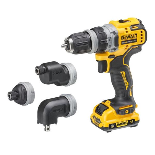 Dewalt DCD703L2T 12V Brushless Multi Head Drill Driver (2x3Ah) DCD703L2T