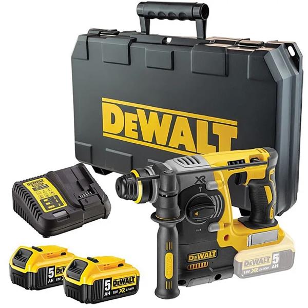 Dewalt Dewalt 18V XR SDS+ Hammer Drill Kit (2x5Ah) DCH273P2