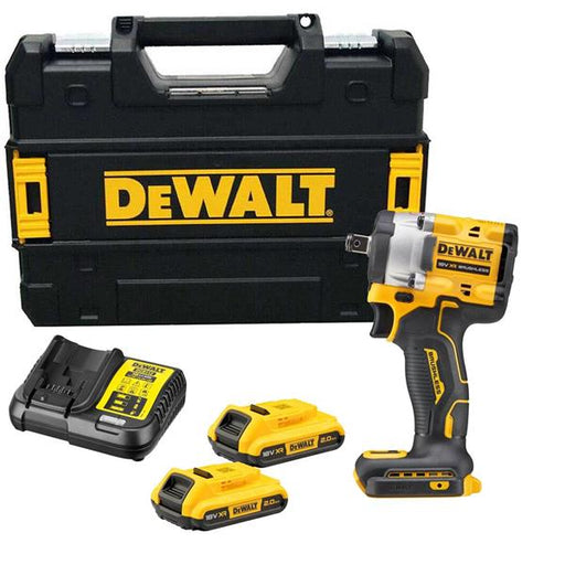Dewalt DCF921D2T 18V XR Brushless 1/2" MID-TORQUE Impact Wrench Kit (2x2Ah) DCF921D2T