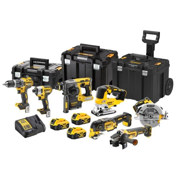Dewalt 18V Cordless 7pc Brushless Kit (3X5.0Ah) DCK755P3T