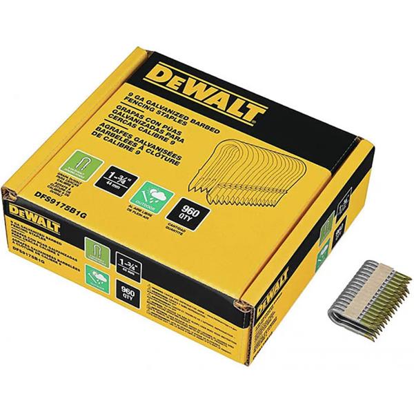 Dewalt DFS9175B1G 960pk 9GA 45mm Staples For DCFS950 Fencing Stapler DFS9175B1G