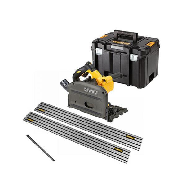 Dewalt CS520NT 54V XR FlexVolt Plunge Saw (Bare Unit) With Rails & Joining Bar DCS520NTRAIL