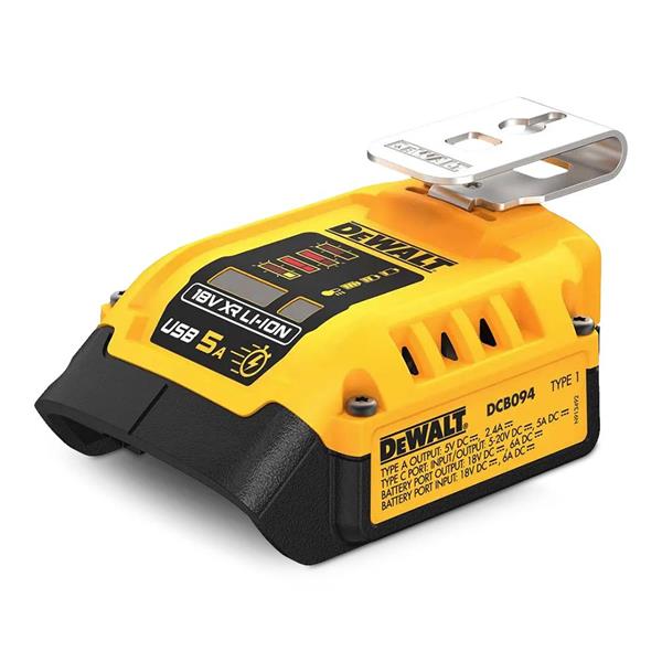 Dewalt DCB094K 18V XR USB Power Delivery Charging Kit DCB094K
