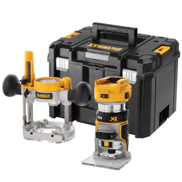 Dewalt DCW604NT 18V XR Brushless 1/4" Router with Base (Bare Unit) DCW604NT-XJ