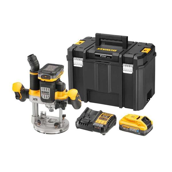 Dewalt DCW620H2 18V XR Brushless 12mm 1/2" Plunge Router (2x5Ah Powerstack) DCW620H2