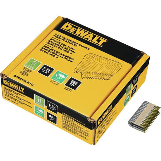 Dewalt DFS9150B1G 960pk 9GA 40mm Staples For DCFS950 Fencing Stapler DFS9150B1G