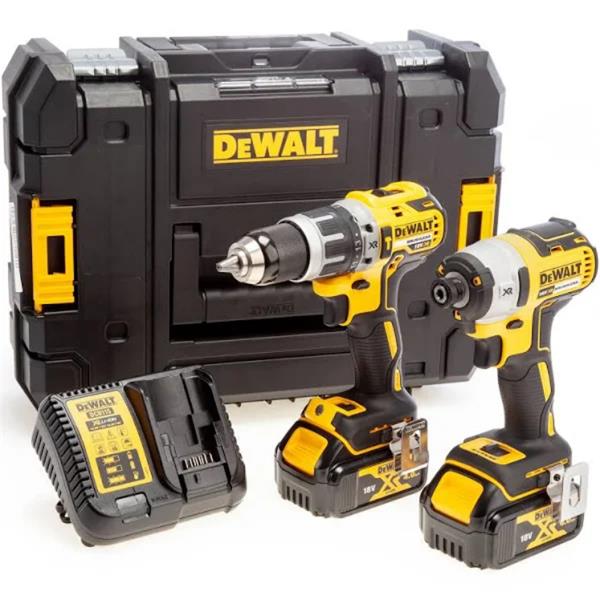 Dewalt DCK266M2T 18V Brushless Combi Drill & Impact Driver In TStak (2x4Ah) DCK266M2T