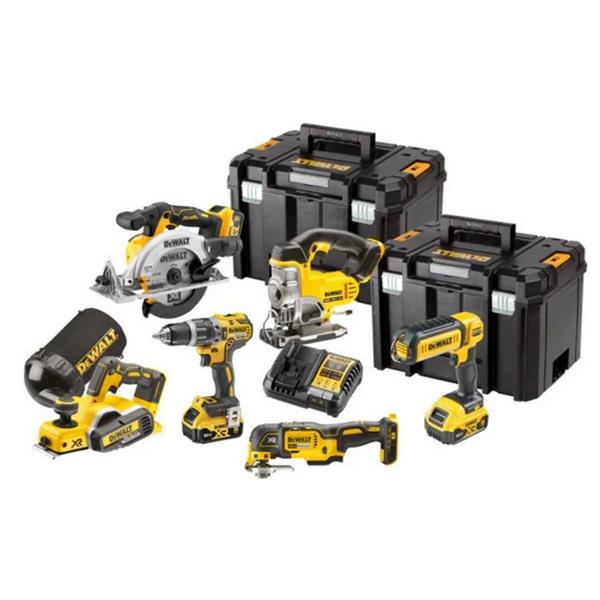 Dewalt Dewalt 18V XR 6 Piece Powertool Kit (3x5Ah) DCK667P3T-GB