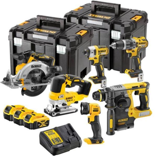 Dewalt Dewalt 18V XR Brushless Cordless Kit, 6 Piece (3x5Ah) DCK690P3T