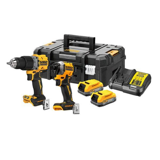 Dewalt Dewalt 18V XR Brushless Powerstack Twin Kit (2x2Ah) DCK2050E2T