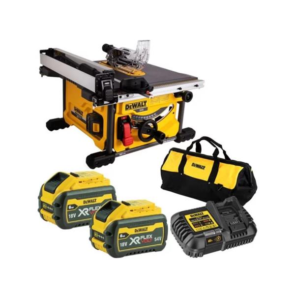 Dewalt DCS7485T2 54V XR 210mm FlexVolt Table Saw (2x6Ah) DCS7485T2-GB
