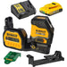 Dewalt DCE088D1G18 18V Cross Line Green Beam Laser Kit (1x2.0Ah) DCE088D1G18