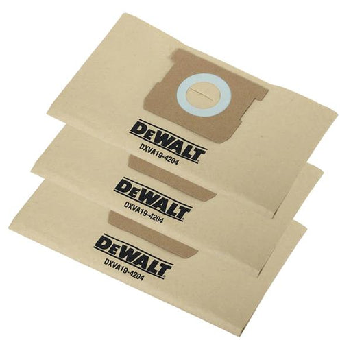 Dewalt DXVA19-4204 Dust Bags (3 Pack) DXVA19-4204