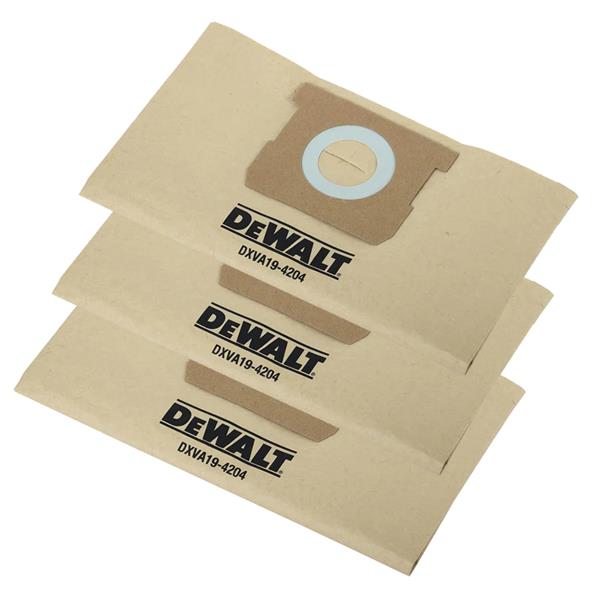 Dewalt DXVA19-4204 Dust Bags (3 Pack) DXVA19-4204