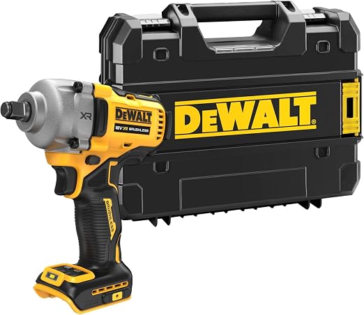 Dewalt DeWalt DCF891NT 18V XR Brushless 1/2" Compact High Torque Impact Wrench – Hog Ring Anvil, TSTAK Case (Bare Unit) DCF891NT